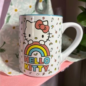 HELLO KITTY RAINBOW SPARKLE COFFEE MUG